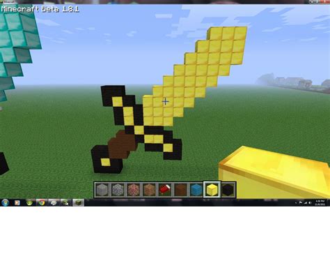 Minecraft Gold Sword