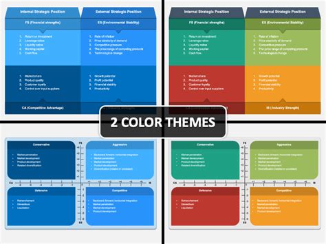 Space Matrix PowerPoint and Google Slides Template - PPT Slides