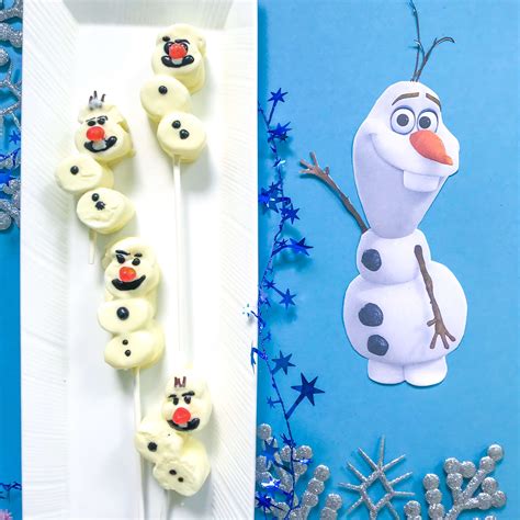 Make Your Own Olaf Marshmallow Snowman - POSITIVELEE PEILIN