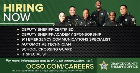 We are hiring! Be a... - John Mina, Orange County Sheriff