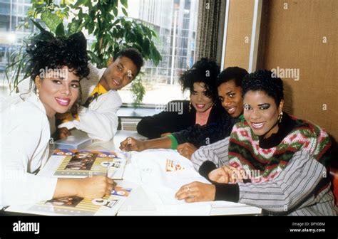 FIVE STAR UK vocal group about 1987 Stock Photo - Alamy