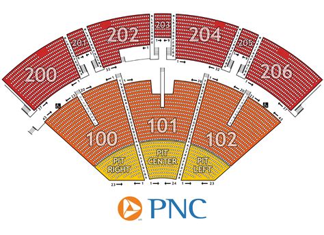 Review Of Pnc Arts Center Seating Chart Ideas