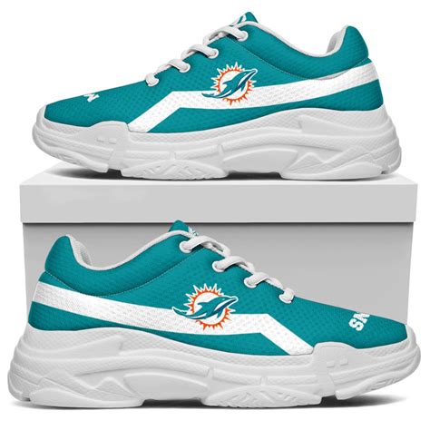 Edition Chunky Sneakers With Pro Miami Dolphins Shoes – Vota Color