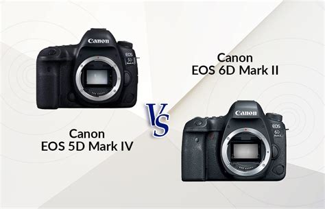 Canon 6D Mark II vs 5D Mark IV (DSLR Comparison)