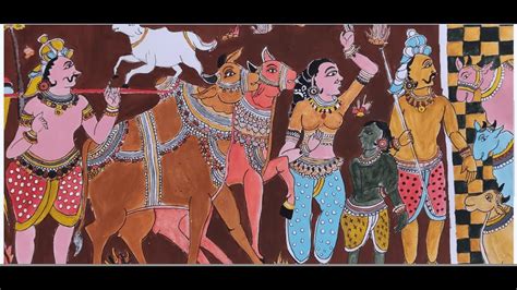 Kalamkari Painting From Vedic Period - YouTube