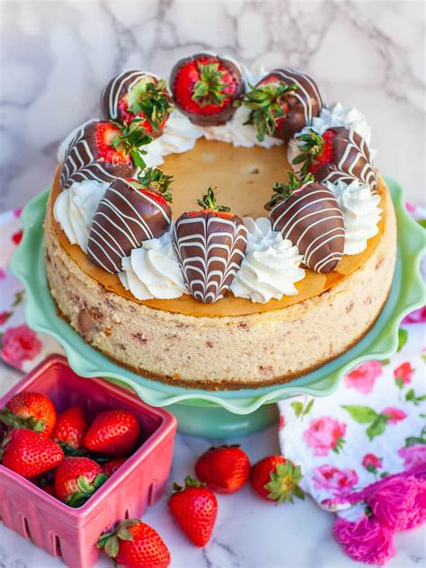 The Best Strawberry Cheesecake Recipe (video) - Tatyanas Everyday Food