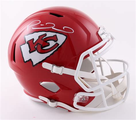 Patrick Mahomes Signed Chiefs Full-Size Speed Helmet (Beckett Hologram ...