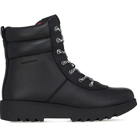 Cougar Shoes Pax Leather Winter Boots in Black | Lyst