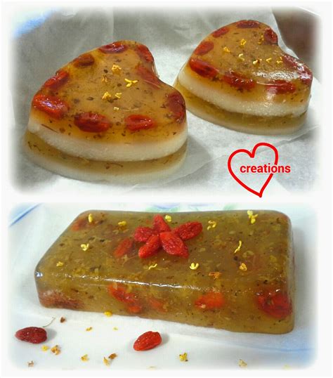 Loving Creations for You: Water Chestnut Osmanthus Wolfberry Cake ...