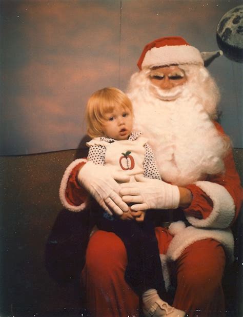 27 Creepy Vintage Snapshots of Santa Clauses That Scare Children ~ Vintage Everyday