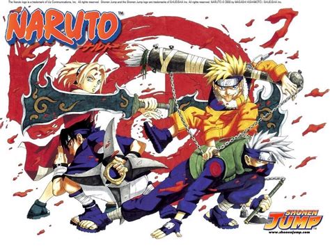 Anime » Naruto » Shonen Jump Poster Desktop Background