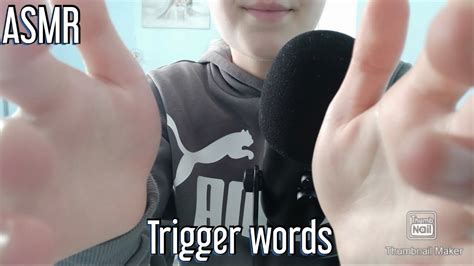 #ASMR | Trigger words - YouTube