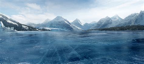 ArtStation - frozen lake