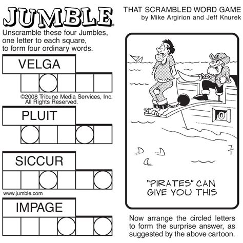 Sample Of Sunday Jumble | Tribune Content Agency | Stuff I Like - Printable Jumble Crosswords ...