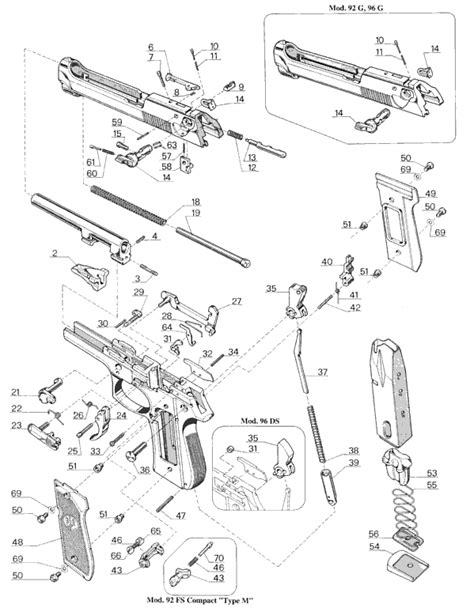 Beretta Spare Parts - Mod. 92/98/96 FS/G