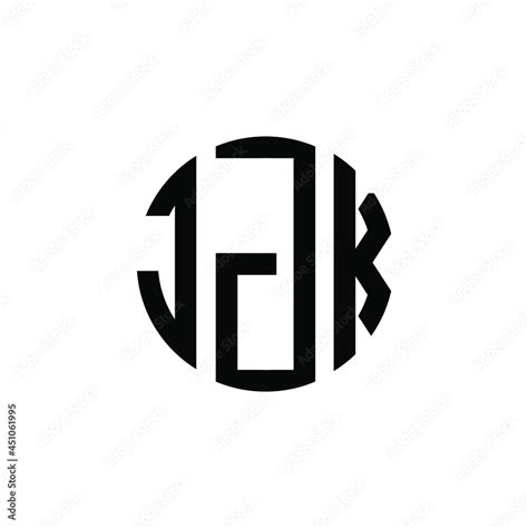 JJK letter logo design. JJK modern letter logo with black background. JJK creative letter logo ...