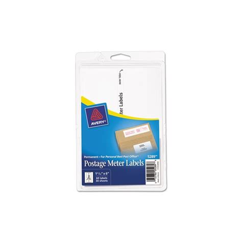 Avery Postage Meter Labels for Personal Post Office