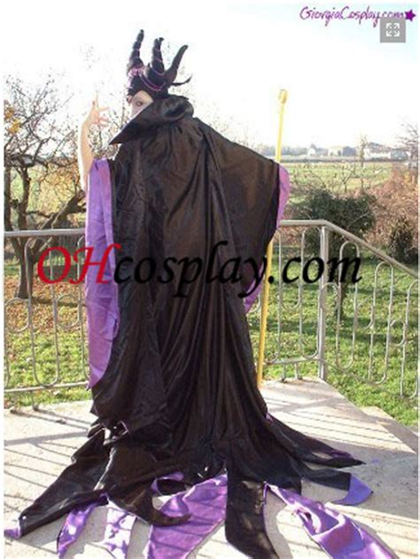 Disneys Evil Queen Maleficent Halloween Cosplay Costume : Cosplaymade.com