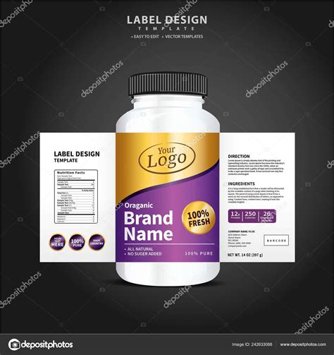 Product Label Design Templates Free - Detrester.com