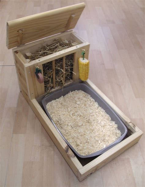 Rabbit Hay Feeder and Tray plus Accessories by KraftyCreature