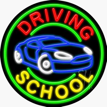 Driving School Neon Sign | Driving School Neon Signs - Every Thing Neon