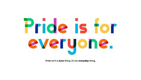 Pride Quotes Pride is for everyone. LGBT Pride Month in June. Poster, card, banner and ...