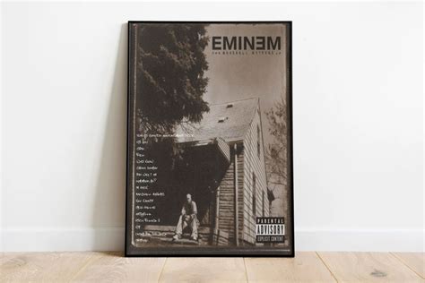 Eminem The Marshall Mathers LP Album Poster,Album Art, Wall Decor