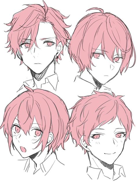 Anime Hair Drawing Reference and Sketches for Artists