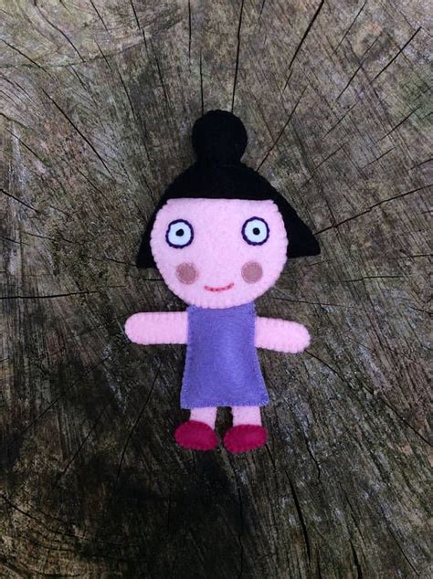 Little kingdom inspired Dolly Nanny Plum felt doll Ben And Holly, Little Dolly, Anime People ...