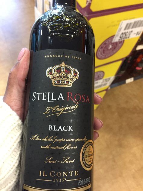 Stella Rosa Black Wine (my favorite) | Stella rosa, Stella rosa black, Wine bottle