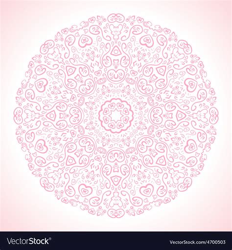 Beautiful pink ornamental background Royalty Free Vector