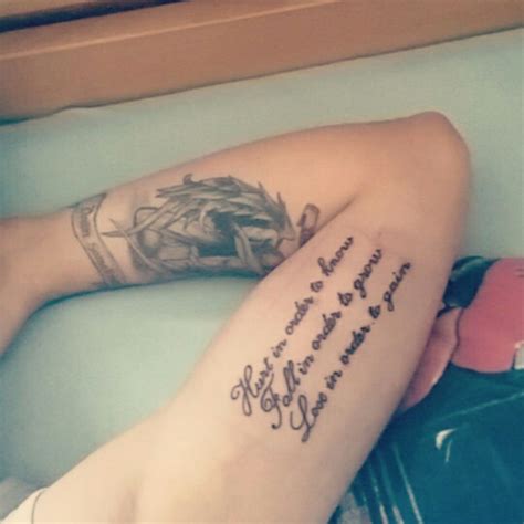 Inner Bicep Tattoo Quotes