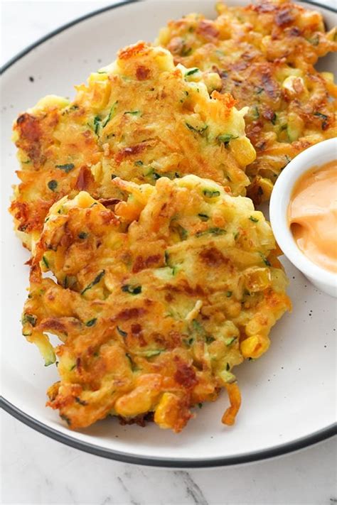 Easy Air fryer Veggie Fritters (gluten free) - fryerfresh