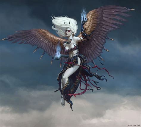 ArtStation - Harpy, Aleksandr Shukin in 2020 (With images) | Fantasy ...