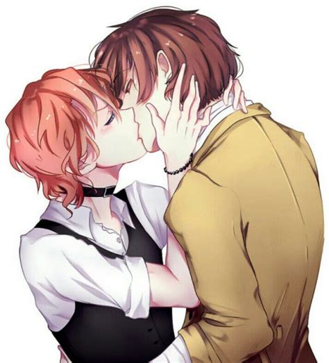 Soukoku/Shin soukoku(fanart &comic) - soukoku kiss fanart | Stray dogs ...