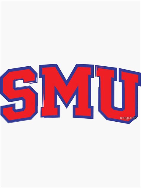 "SMU logo" Sticker for Sale by megcruik | Redbubble