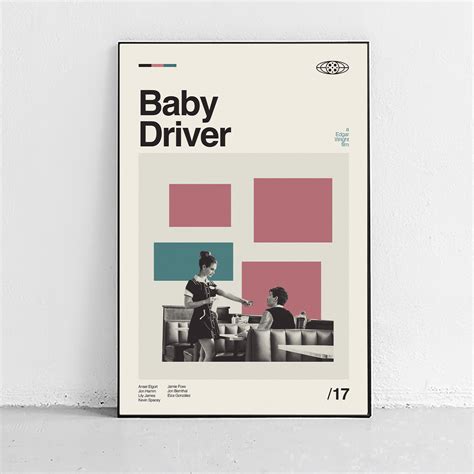 Baby Driver Midcentury Modern Poster – Sandgrain Studio