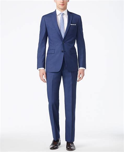 Macys Mens Calvin Klein Slim Fit Suits - FitnessRetro