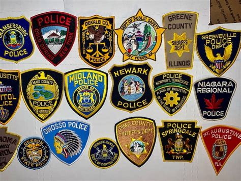 Sheriff Dept Patches State Police, City, County, Fed … - Gem