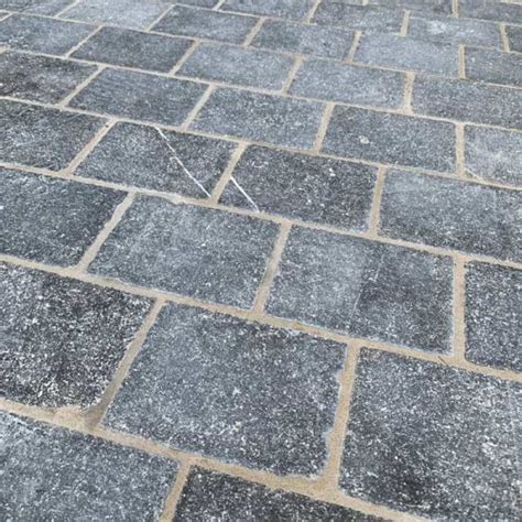 Belgian blue stone tumbled pavers | Natural Stone Consulting