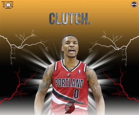 Damian Lillard Clutch wallpaper by RealZBStudios on DeviantArt