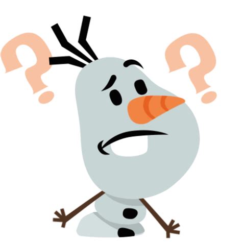 Questions Of Curious Frozen Olaf GIF | GIFDB.com