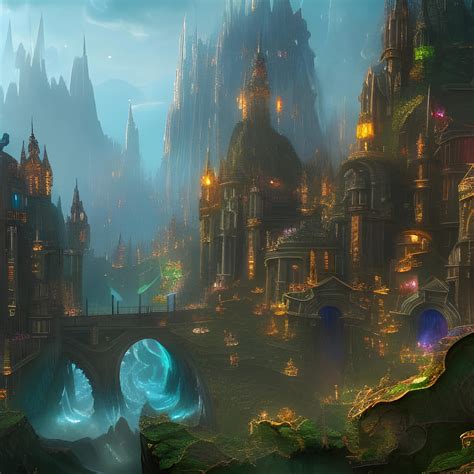 Fantasy cityscape by zeusophobia11 on DeviantArt