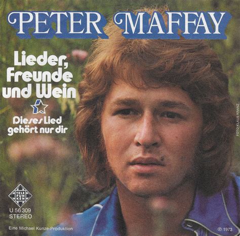 Peter Maffay - Lieder, Freunde Und Wein (1973, Vinyl) | Discogs