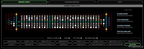 SLC Cabin Layout FENIX A320 with 180 Seats - Business and Economy pro Microsoft Flight Simulator ...