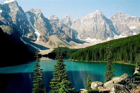 Valley of the ten peaks Photograph by Frank Townsley - Pixels