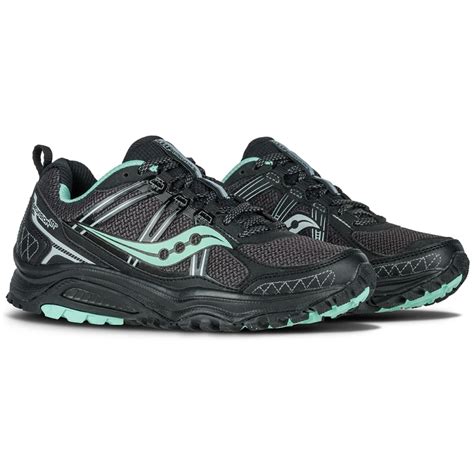 SAUCONY Women's Excursion TR10 Trail Running Shoes, Black/Mint - Eastern Mountain Sports