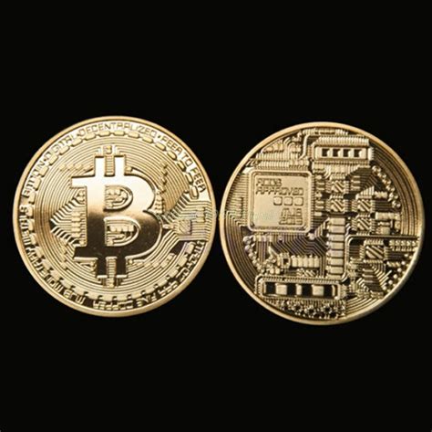 1 x Gold Plated Bitcoin Coin Collectible BTC Coin Art Collection Gift Physical#T025#-in Non ...