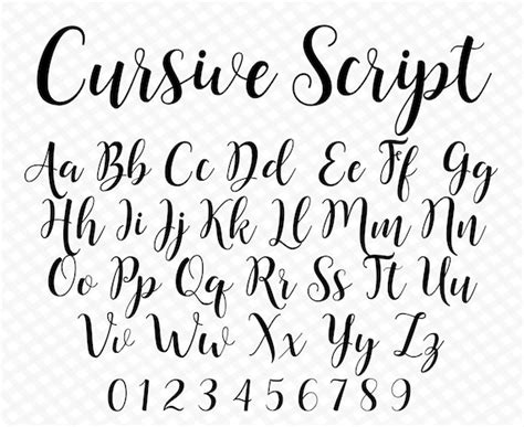 Letter A In Cursive Font