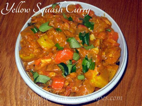 Yellow Squash Curry - Indian Squash Recipe - Spicy Squash Recipe ...